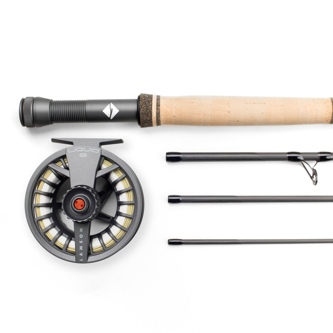 Liquid Outfit W/ Fly Line, Leader and Backing Rods Reel Outfit LAMSON 5 WT Outfit Complete