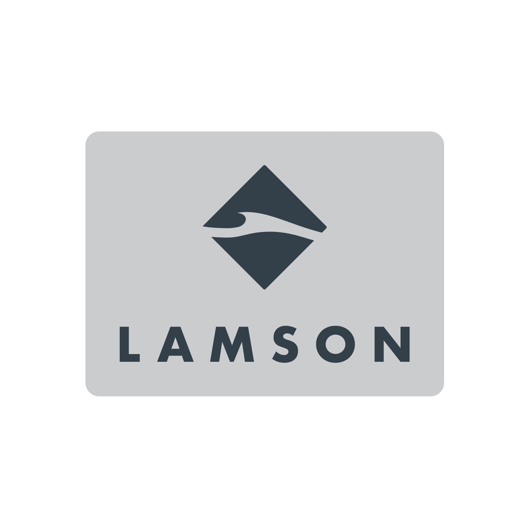 Rectangle Sticker  LAMSON Gray